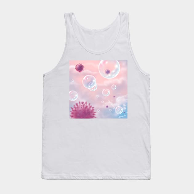 Covid Skies Tank Top by Sierra Snipes Studio